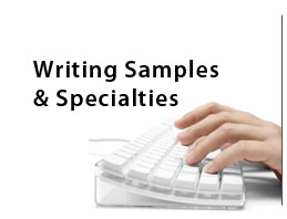 button for writing samples